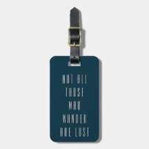 Personalised Modern Template Bag Tag