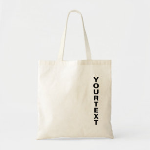 Personalised Modern Template Top Shopping Tote Bag