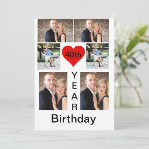 Personalised Modern trendy Birthday   Invitation