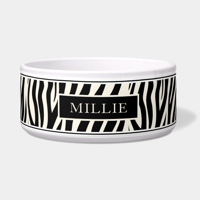 Personalised Modern Zebra Safari Animal Pattern (Front)