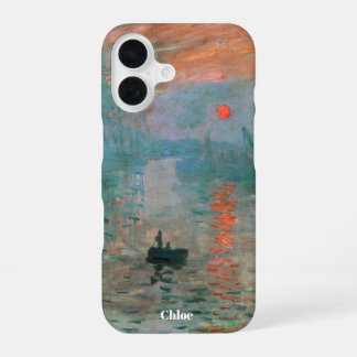Personalised Monet Art Gift For Her iPhone 16 Case