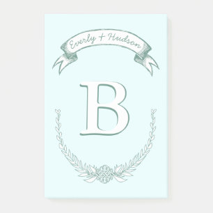 Personalised Mongram Post-it® Notes