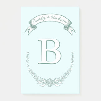 Personalised Mongram Post-it® Notes