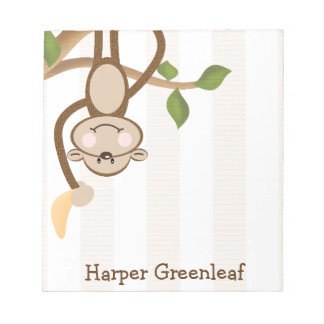 Personalised Monkey Notepad