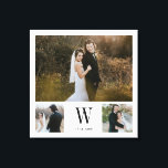 Personalised Monogram 3 Photo Collage Canvas Print<br><div class="desc">Modern and elegant design printed Personalised Monogram 3 Photo Collage Canvas Print that can be customised with your text. Check out the Graphic Art Design store for other products that match this design!</div>