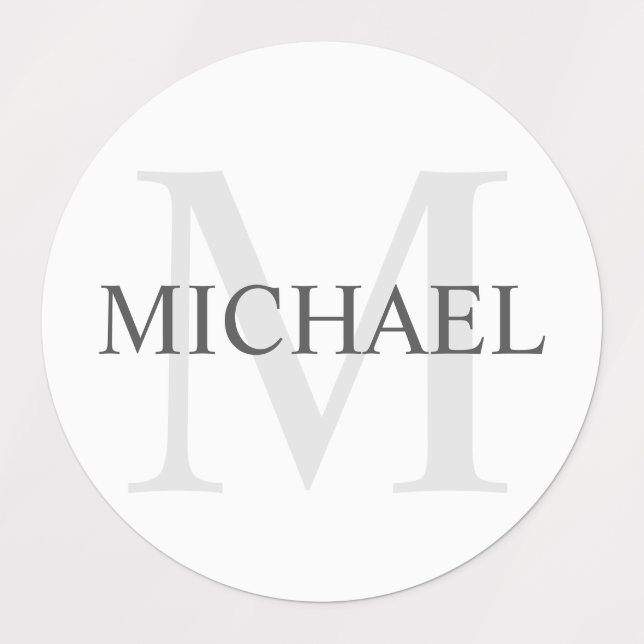 Personalised Monogram and Name  (Design 1)