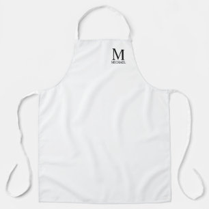 Personalised Monogram and Name Apron
