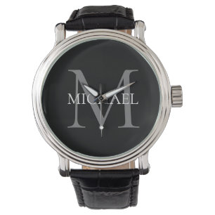 Personalised Monogram and Name Black Watch