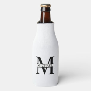 Personalised Monogram and Name Bottle Cooler