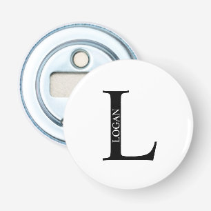 Personalised Monogram and Name Bottle Opener