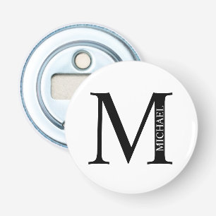 Personalised Monogram and Name Bottle Opener