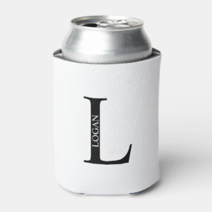 Personalised Monogram and Name Can Cooler