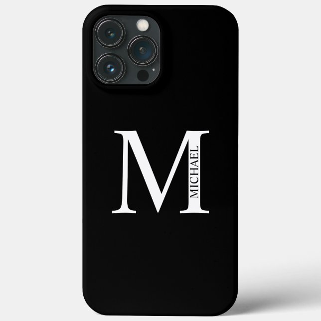 Personalised Monogram and Name Case-Mate iPhone Ca Case (Back)