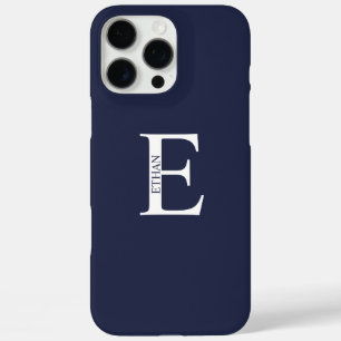 Personalised Monogram and Name iPhone 16 Pro Max Case