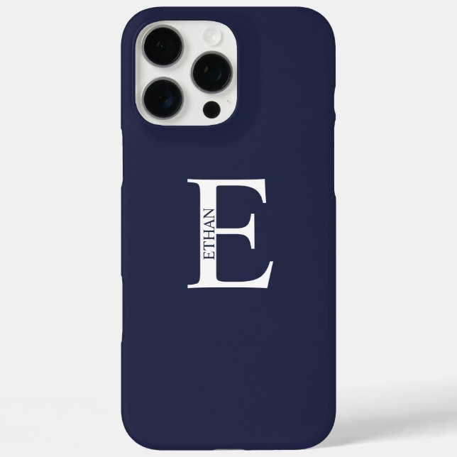 Personalised Monogram and Name Case-Mate iPhone Case (Back)