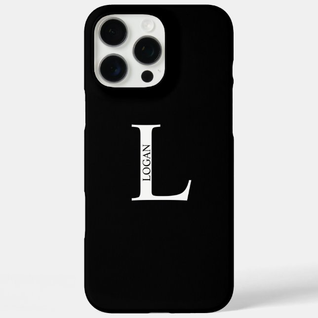 Personalised Monogram and Name Case-Mate iPhone Case (Back)