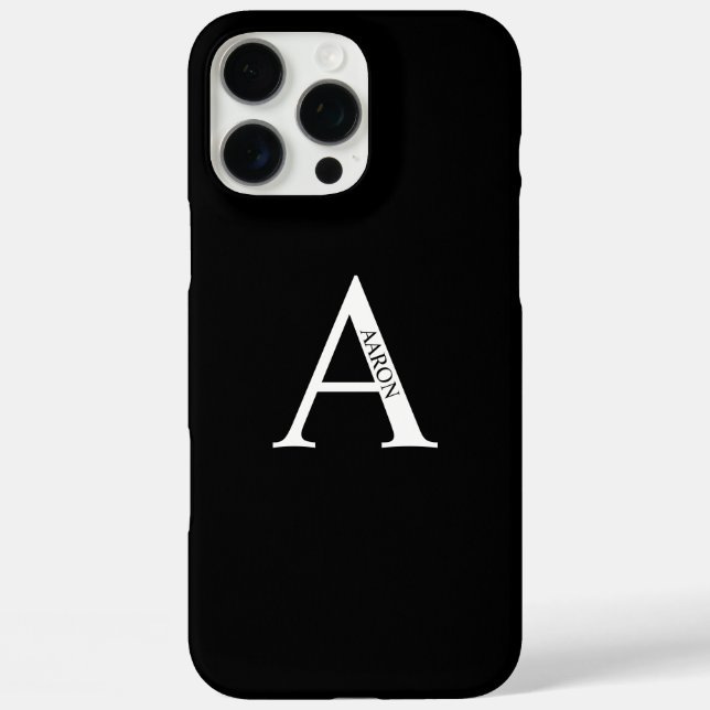 Personalised Monogram and Name Case-Mate iPhone Case (Back)