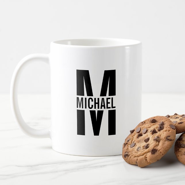 Personalised Monogram and Name Coffee Mug (Creator Uploaded)