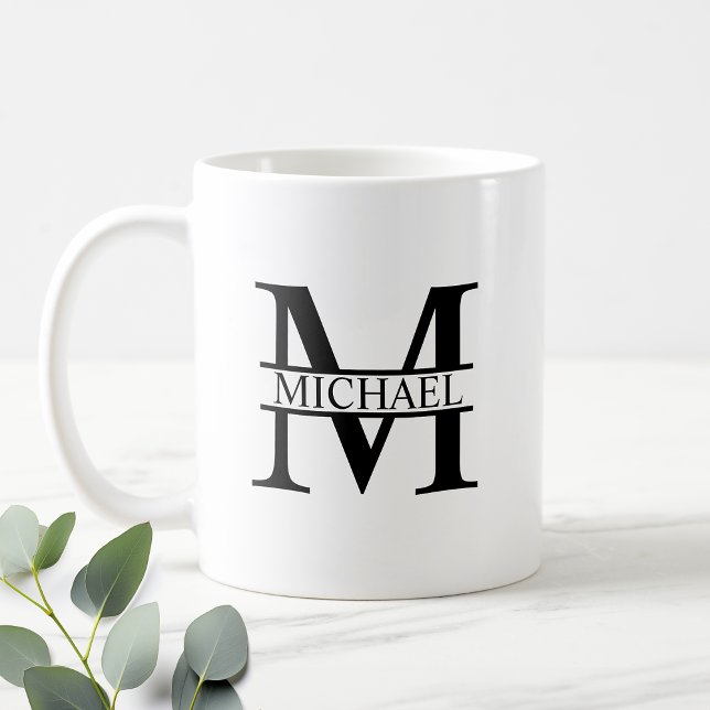 Personalised Monogram and Name Coffee Mug (Creator Uploaded)