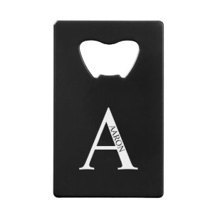 Personalised Monogram and Name Credit Card Bottle