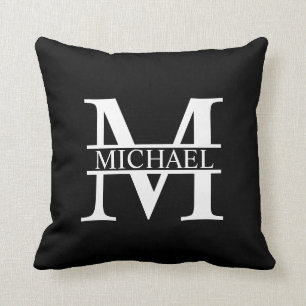 Personalised Monogram and Name Cushion