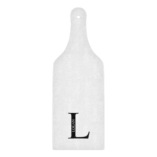 Personalised Monogram and Name Cutting Board (Front)