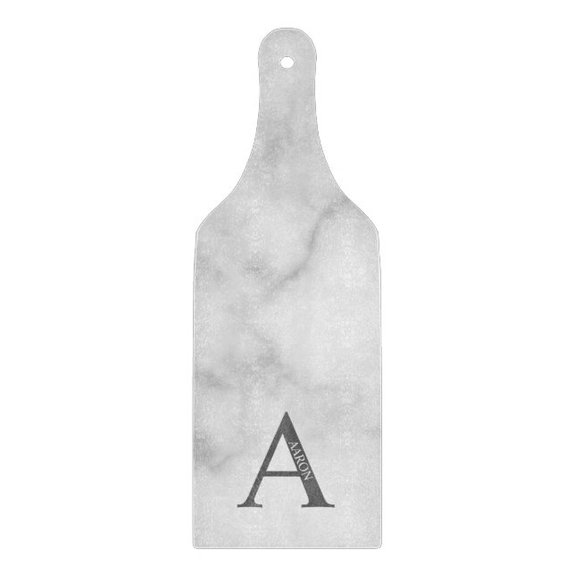 Personalised Monogram and Name Cutting Board (Front)