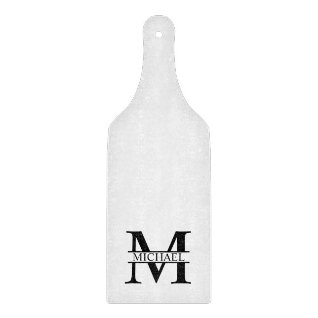 Personalised Monogram and Name Cutting Board (Front)