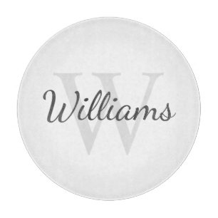Personalised Monogram and Name Cutting Board