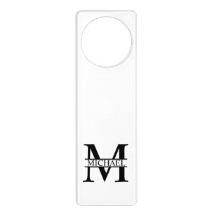 Personalised Monogram and Name Door Hanger
