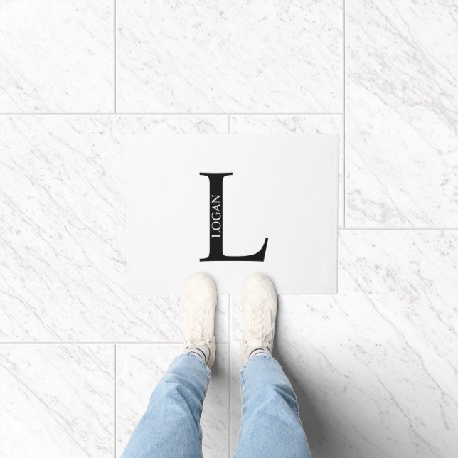 Personalised Monogram and Name Doormat (Indoor)