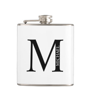 Personalised Monogram and Name Flask
