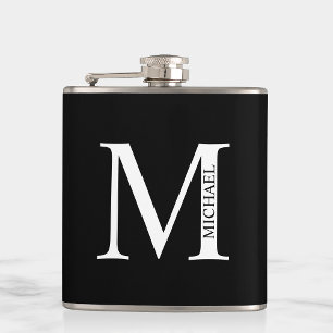 Personalised Monogram and Name Flask