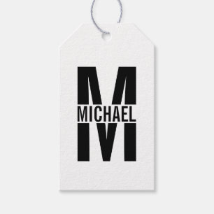 Personalised Monogram and Name Gift Tags