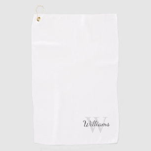 Personalised Monogram and Name Golf Towel