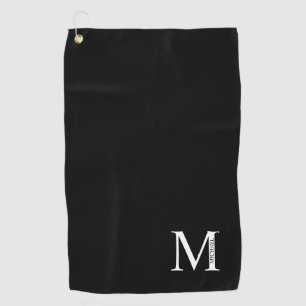 Personalised Monogram and Name Golf Towel