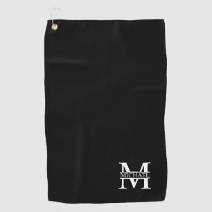 Personalised Monogram and Name Golf Towel
