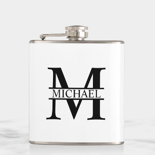 Personalised Monogram and Name Hip Flask
