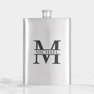 Personalised Monogram and Name Hip Flask