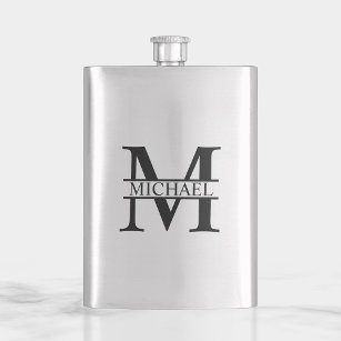 Personalised Monogram and Name Hip Flask