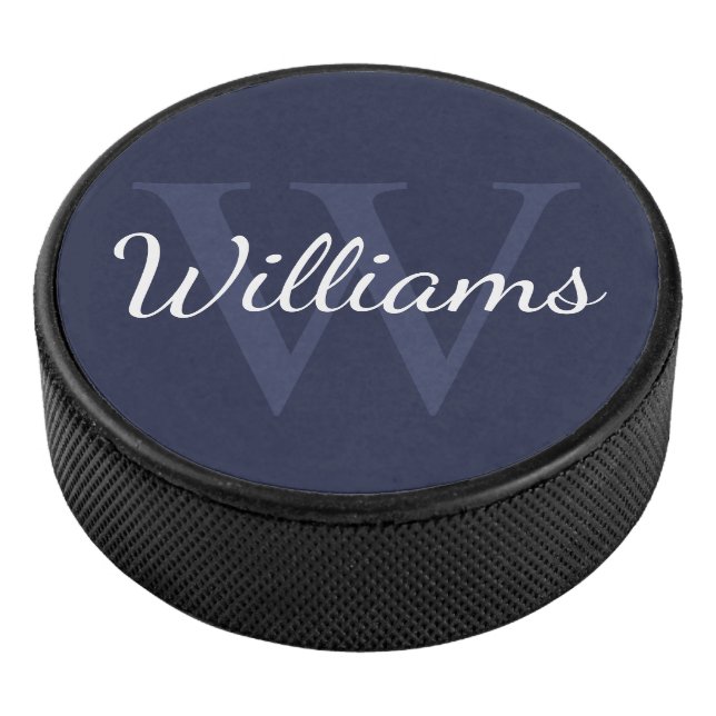 Personalised Monogram and Name Hockey Puck (3/4)