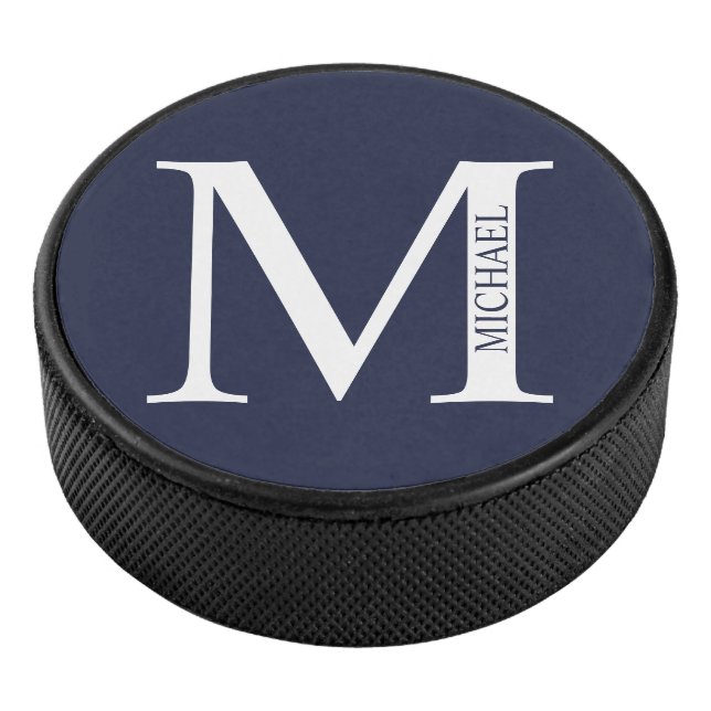 Personalised Monogram and Name Hockey Puck (3/4)