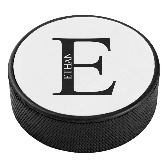 Personalised Monogram and Name Hockey Puck (3/4)