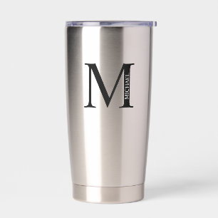 Personalised Monogram and Name Insulated Tumbler