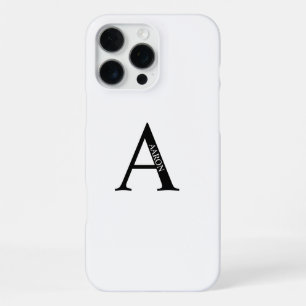 Personalised Monogram and Name iPhone 16 Pro Max Case