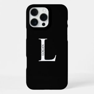 Personalised Monogram and Name iPhone 16 Pro Max Case