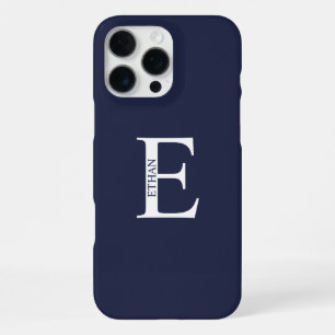 Personalised Monogram and Name iPhone 16 Pro Max Case