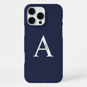 Personalised Monogram and Name iPhone 16 Pro Max Case