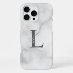 Personalised Monogram and Name iPhone 16 Pro Max Case