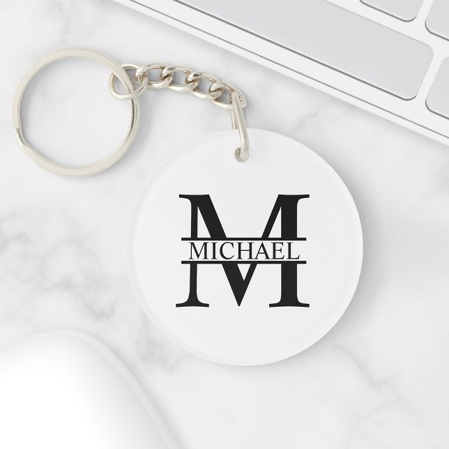 Personalised Monogram and Name Key Ring (Creator Uploaded)